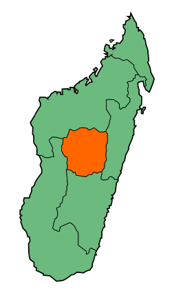 Provincia di Antananarivo - Localizzazione