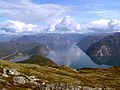 Vista desde Storehaugen del Sognefjord