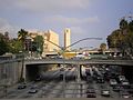 Der Highway 101 in Downtown Los Angeles USA-Kalifornien Kalifornien