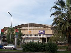 Català: Palau Blaugrana, a Barcelona Español: Palacio Azulgrana, en Barcelona