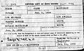 Birth certificate of Marilyn Monroe