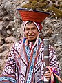 An Andean man in traditional dress, Pisac, Cusco, Perú 01.11.2009