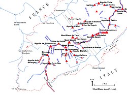 Monte Bianco - Localizzazione