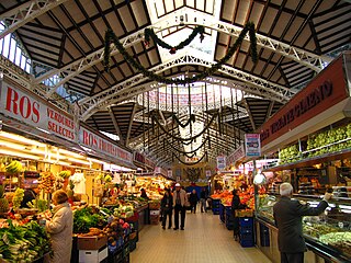 Interior del Mercat Central de València