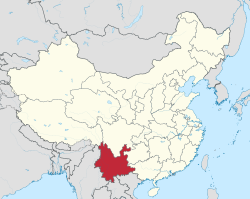 Yunnan - Localizzazione