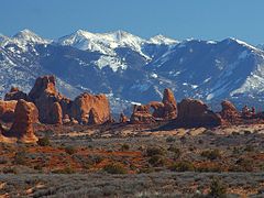 Parc national des Arches (Utah), États-Unis.