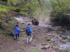 Hiking in Gorbea Park, South of Biscay, Basque Country