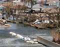 Working to repair failed levee along 17th Street Canal