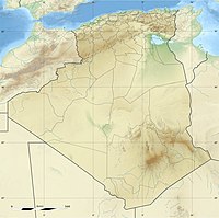 Lagekarte von Algerien