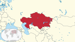 Kazakstan - Lokalisering