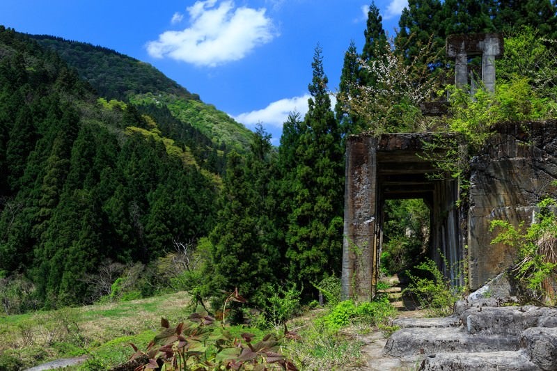 滋賀県長浜市にある土倉鉱山跡の写真