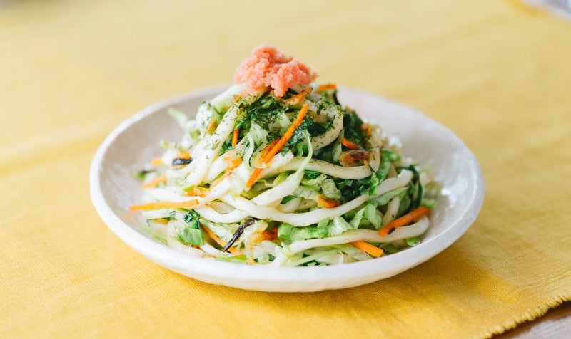 食べて痩せよう！明太オイスターの「大盛りダイエット焼きうどん」の写真