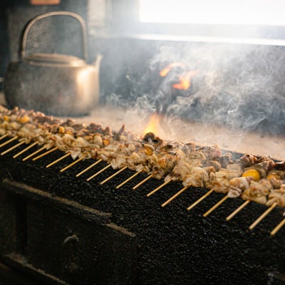 美唄焼き鳥の老舗の写真