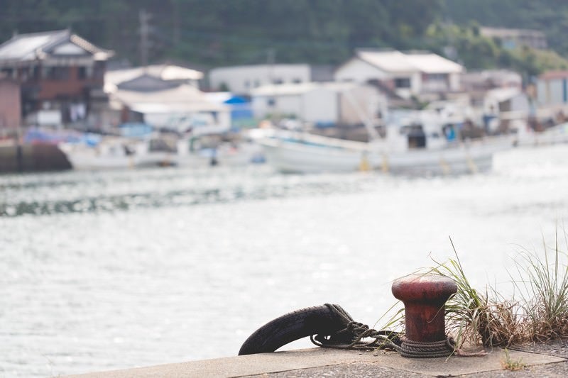 佐賀県伊万里市波多津港の写真