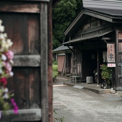 菅沼集落の茶房の写真