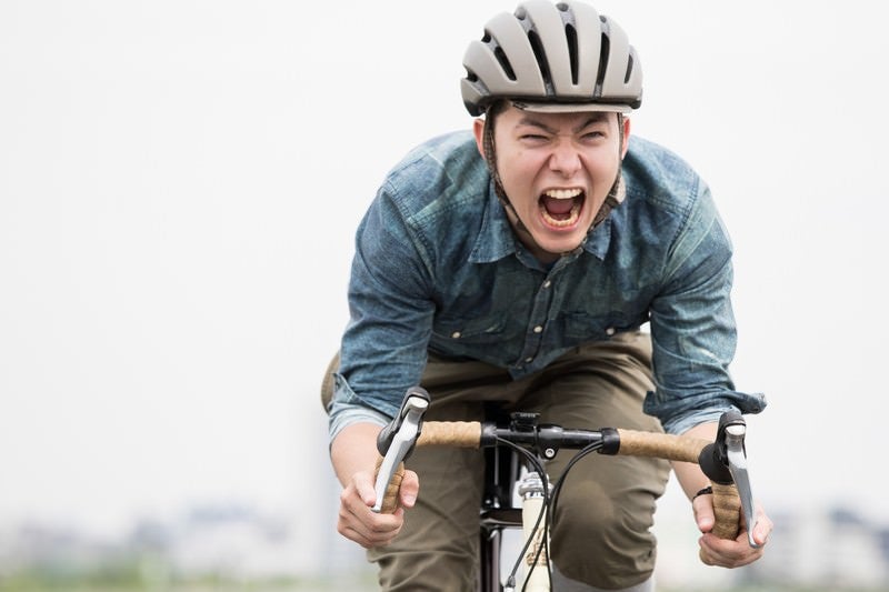 フィギュア発売日に自転車で秋葉原に急ぐの写真