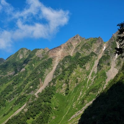 西穂高岳のピラミッドピークの写真