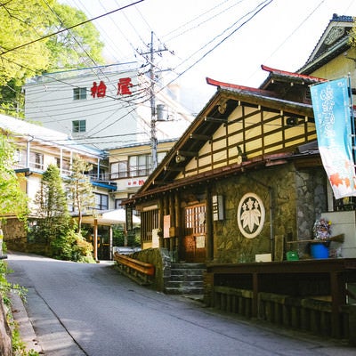 旧川原湯温泉街「王湯」の外観の写真