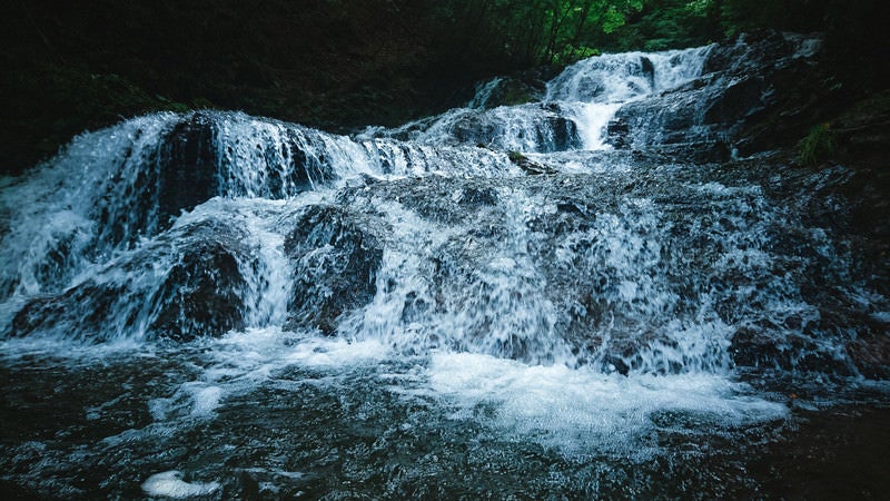 長野原町「魚止めの滝」の写真