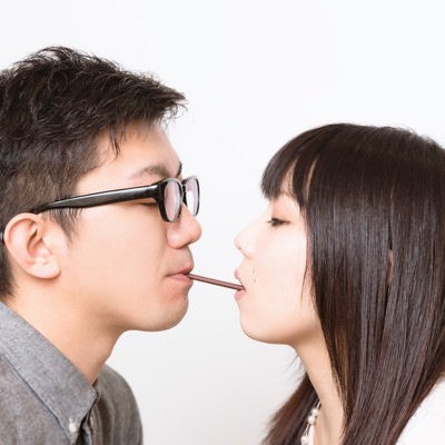 ポッキーで罰ゲームの写真