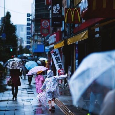 雨も傘もカッパも好きの写真