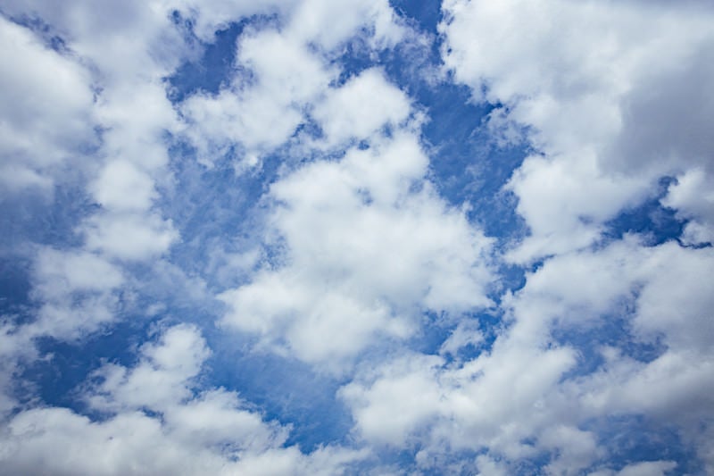 ひつじ雲の写真