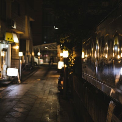 人気のない路地裏の写真