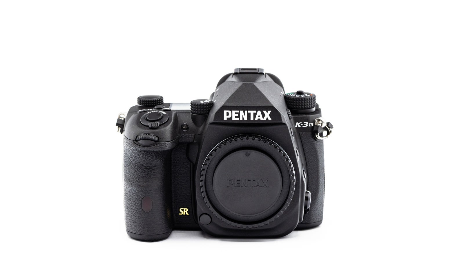 「PENTAX K-3MarkⅢボディの正面」の写真