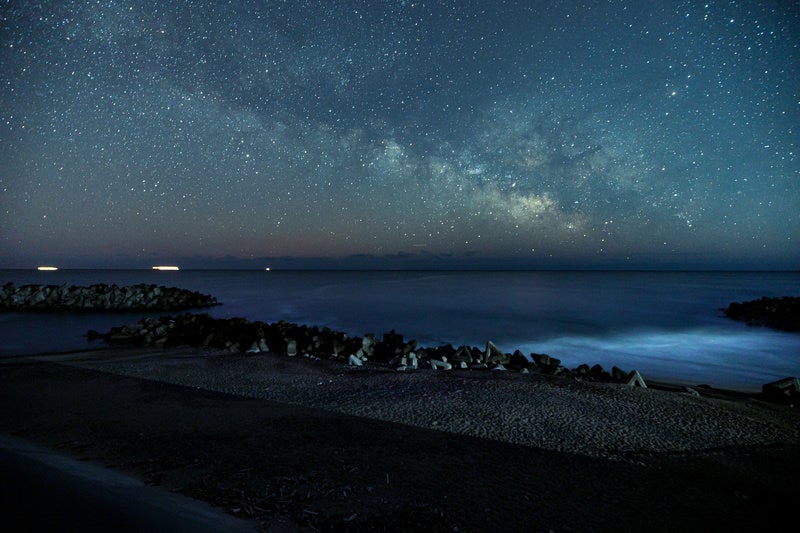 ひろの防災緑地で撮影した星雲の写真