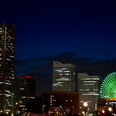 みなとみらいの夜景の写真