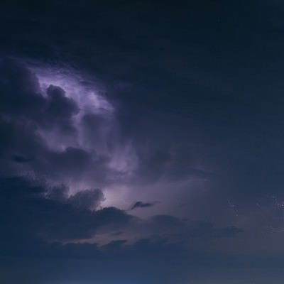 雷雲の写真