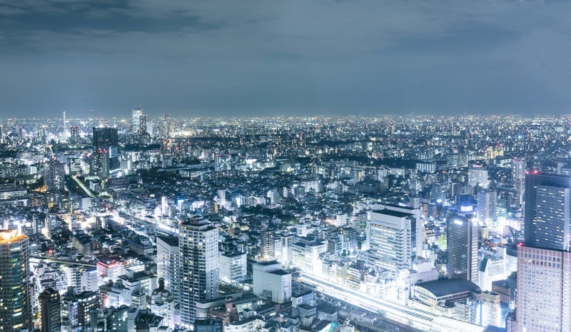 東京の夜景の写真