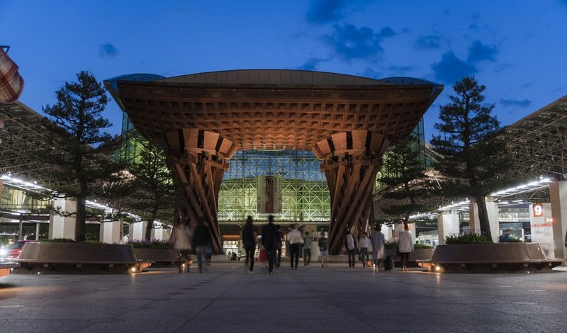 金沢駅「鼓門」の写真