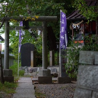 玉前神社境内にある三峰神社（千葉県一宮町）の写真