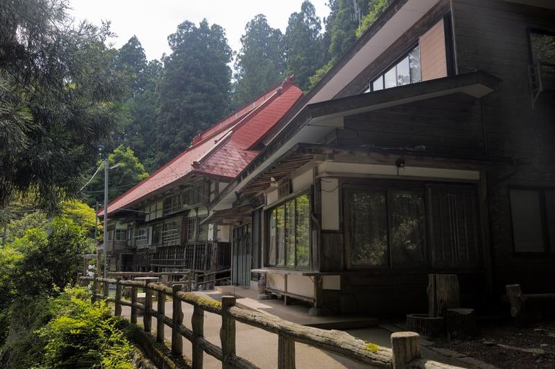 東堂山満福寺へ向かう道の写真