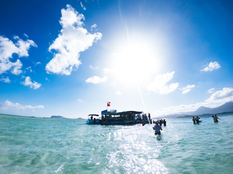 天国の海ツアーの参加者たちの写真