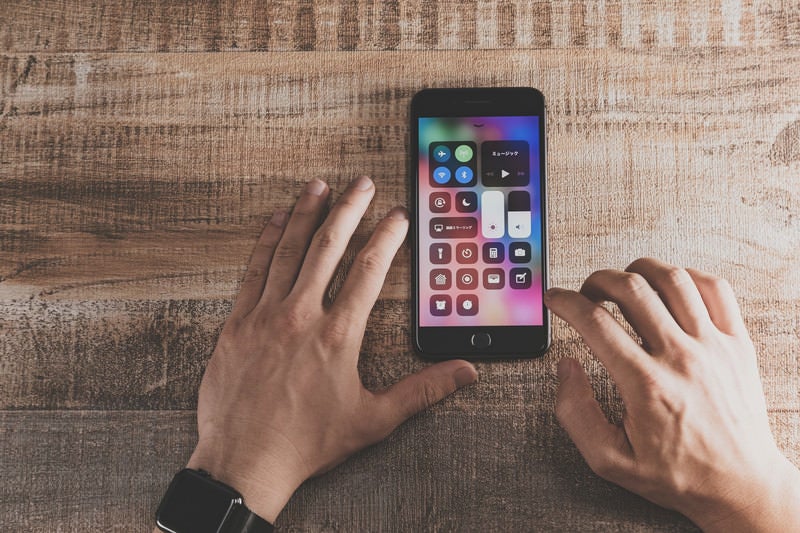 使いやすくなった iOS 11 のコントロールセンターの写真