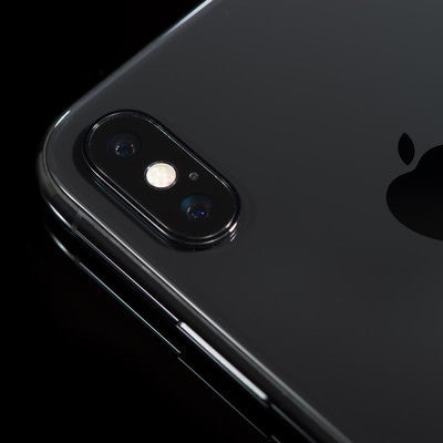 iPhone X のデュアルレンズカメラの写真