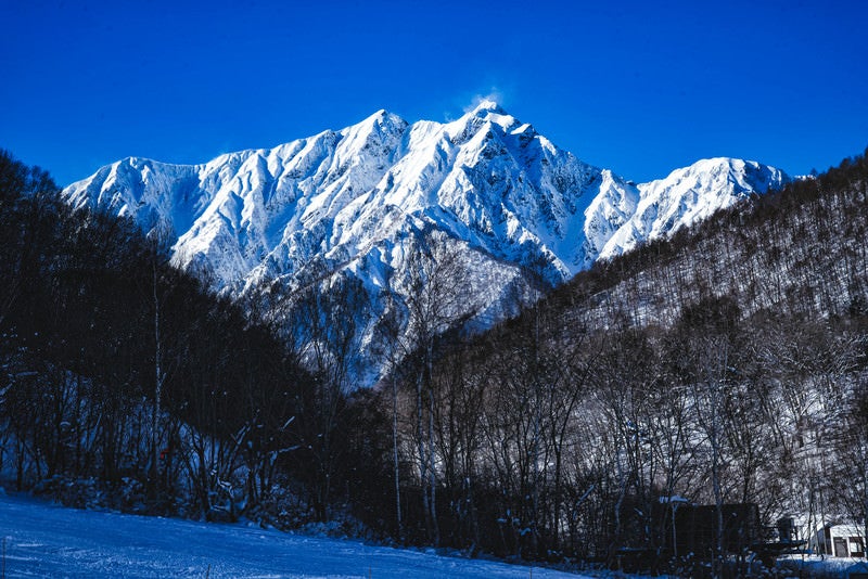 冬の鹿島槍ヶ岳（北アルプス）の写真