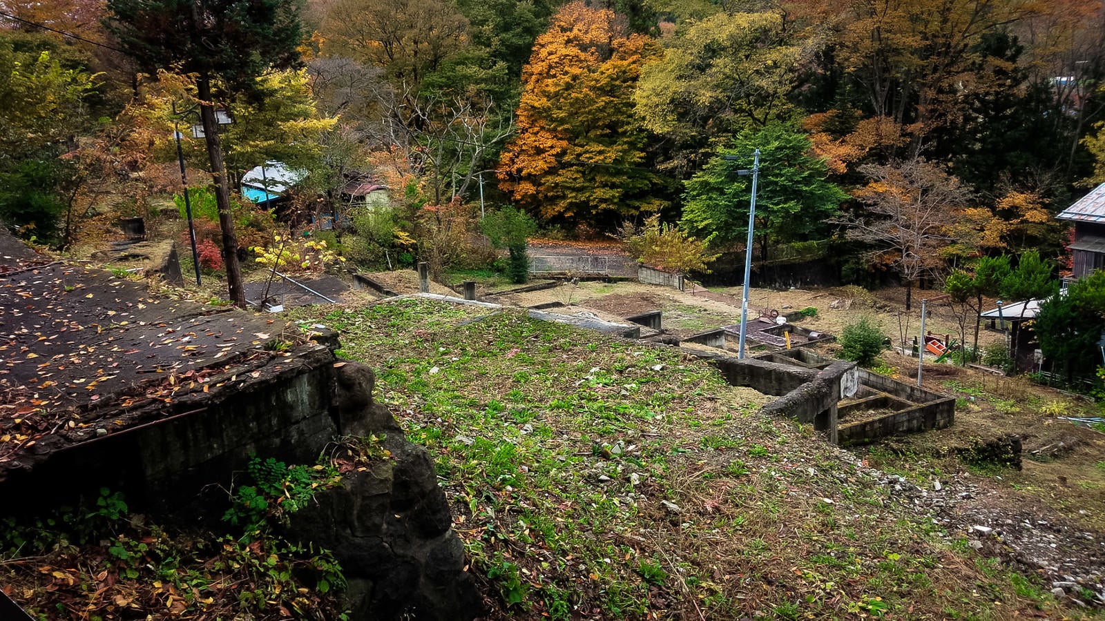 「旧川原湯温泉街跡」の写真