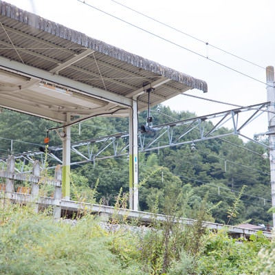 羽根尾駅（はねお）のホームの写真