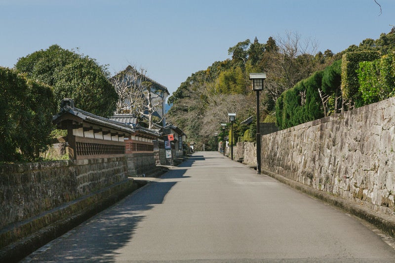 飫肥の上級家臣が住んでた横馬場通りの写真