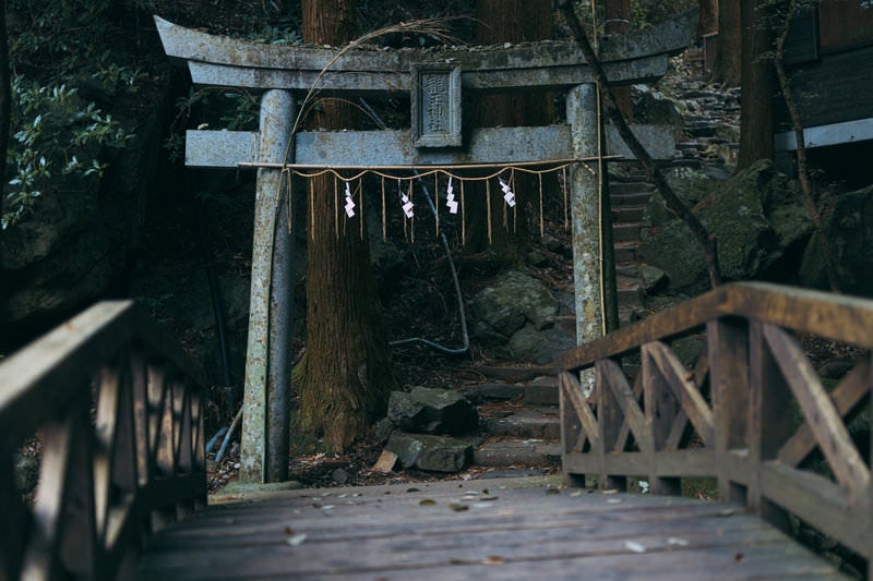 龍王神社の鳥居（竜王峡）の写真