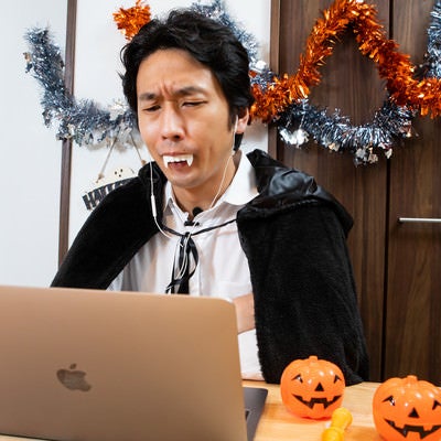 在宅ハロウィンの様子の写真