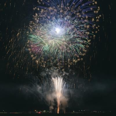 大玉夏祭りの花火大会の写真