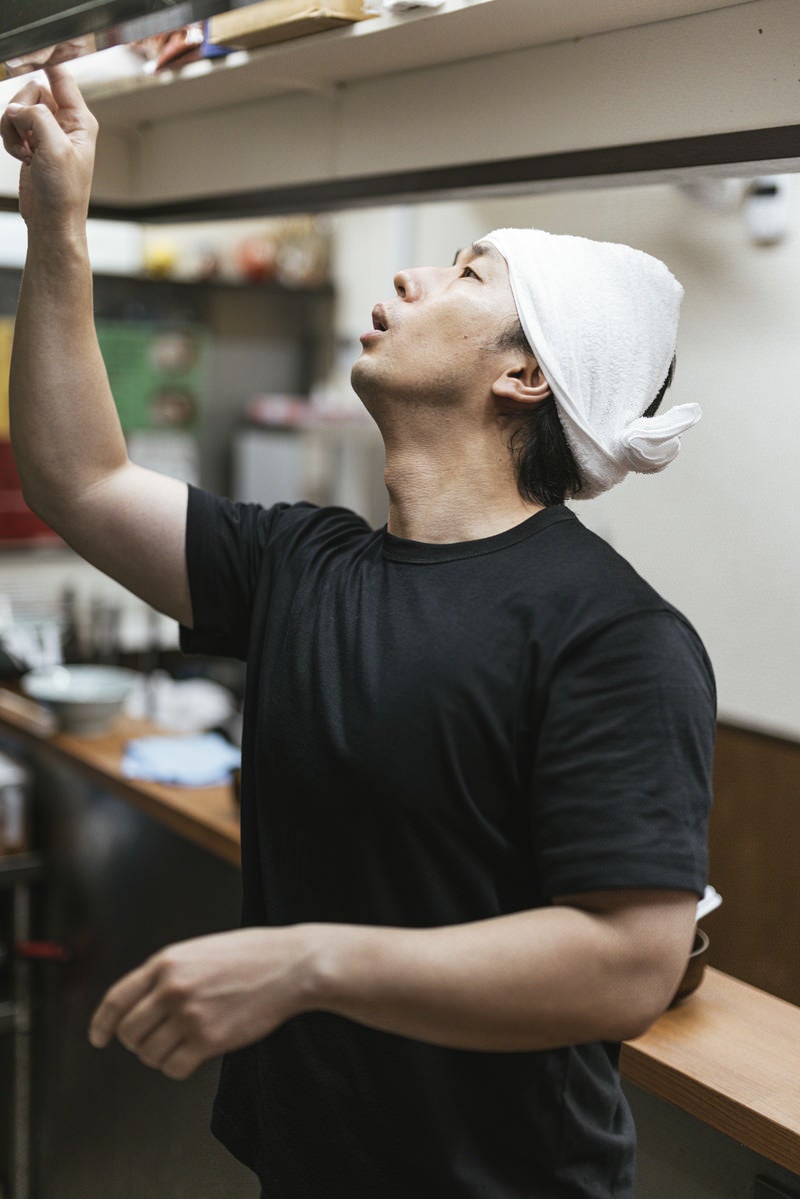 麺の硬さをタイマーセットの写真