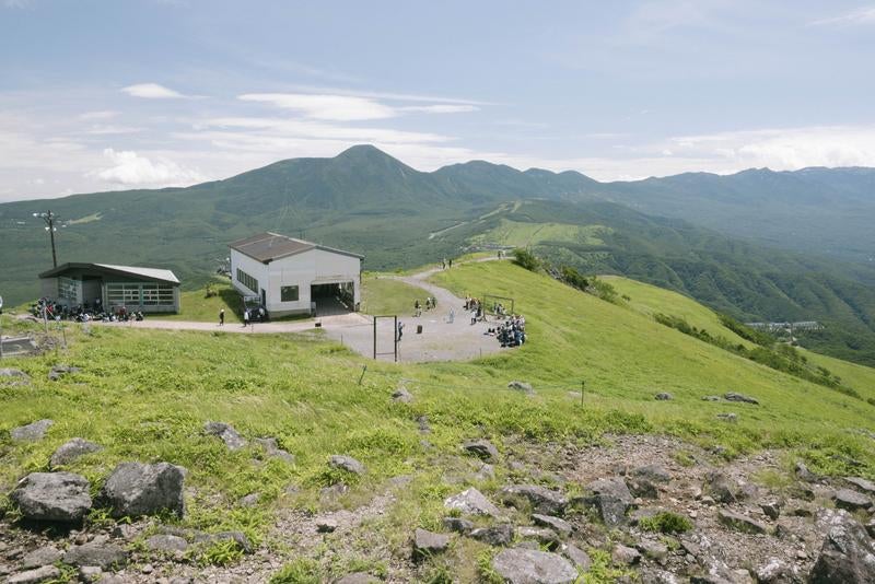 車山ロープウェイ山頂駅の景色の写真