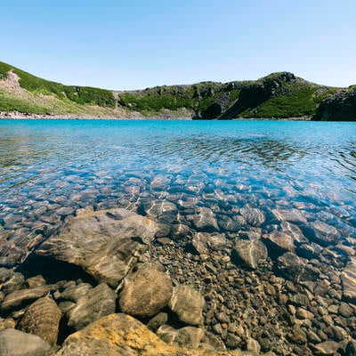 三ノ池の湖面の写真