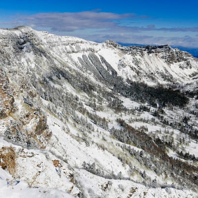 蛇骨山方面へ続く稜線（浅間山）の写真