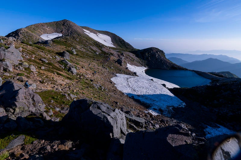 大汝峰へと向かう道中の景色（白山）の写真